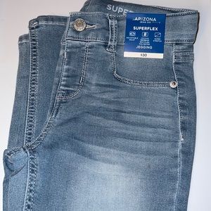 Girls Arizona Light Wash Jegging’s.